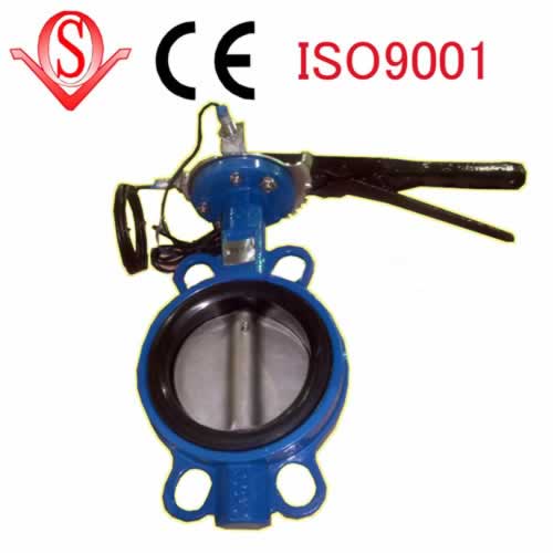 sell limited switch wafer type butterfly valve 
